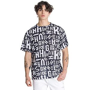 Gianni Kavanagh Black Hype Printed tee T-Shirt pour Homme, noir, XL