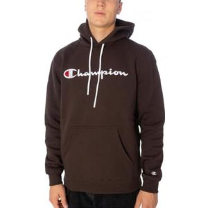 Champion Legacy American Classics Powerblend Fleece Sweatshirt met capuchon voor heren, Bruin