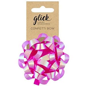 Glick Roze iriserende confettistrik voor geschenkverpakkingen, iriserende roze confettistrikken, om te knutselen, BFI04