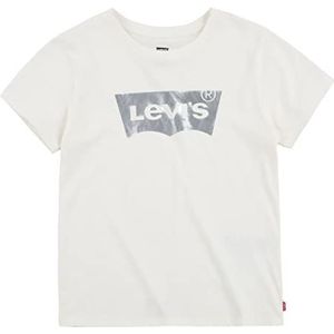 Levi's Kids Jongens LVB Neon kleurverloop SHI 9EF719 L/S Tee zwart 12 jaar oud wit 16 jaar, Antieke wit