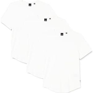 ONLY & SONS T-shirt voor heren, wit/wit, 3 stuks