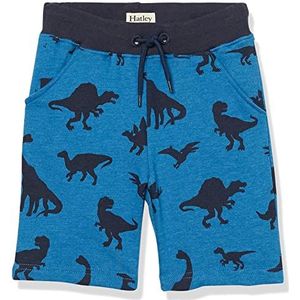 Hatley Terry Shorts koksbroek voor meisjes, dino silhouetten