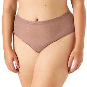 sloggi ZERO Feel Lace 2.0 high waist maxislip bruin