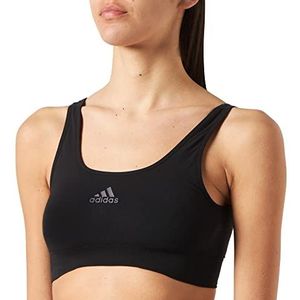 adidas LG Scoop Lounge Bra Bustier dames, zwart, XL, zwart.