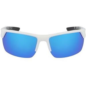 Columbia Peak Racer zonnebril voor heren, Wit/Blauw