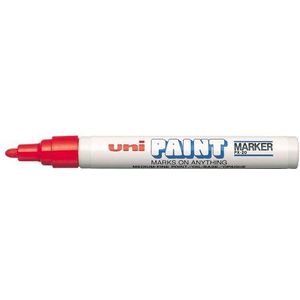 Uniball PX20-RGE Paint Marker Oliemarker, middelgroot, rood, 12 stuks