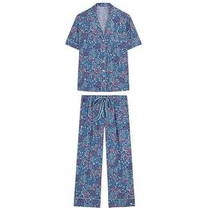 women'secret Pyjama's Pijama Set Dames, Navy Blauw