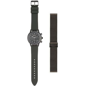 Breil Heren Six.3 Watch., groen, grijs, grijs