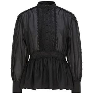 Tweek blouse dames, zwart.