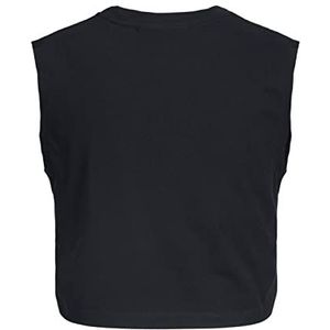 Jack & Jones Jjxx Jxalvira SL Slim Crop Every T-shirt, zwart, XS, zwart.