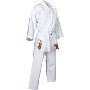 Hayashi Heian Officiële Wkf Kimono, Karate, uniseks, volwassenen, wit, 160 cm