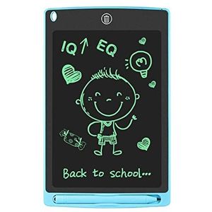 GUYUCOM LCD-schrijftablet voor kinderen van 8,5 inch, speelgoed vanaf 3, 4, 5, 6, 7, 8 jaar, elektronisch schrijfbord als educatief speelgoed voor kinderen (blauw)