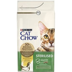 Purina Cat Chow 6 x 1,5 kg zakjes voor volwassen gesteriliseerde katten