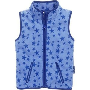 Playshoes Fleecevest met sterren, mouwloos, uniseks, blauw (blauw 7)