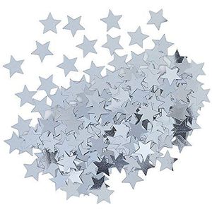 Unique Party - 90371 - confetti in stervorm - zilver