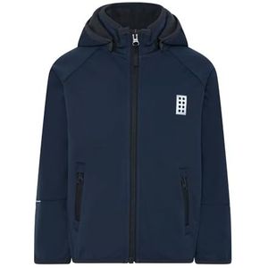 Lego Wear Jongens Softshell Jacket Waterdicht Winddicht Ademend Marine W Grijs 110, marineblauw W. grijs