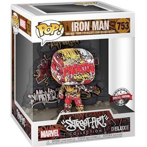 Funko POP! Deluxe: Marvel-Iron Man - (GraffitiDECO), Marvel Comics - Vinyl figuur om te verzamelen - Cadeauidee - Officiële producten - Speelgoed voor Kinderen en Volwassenen