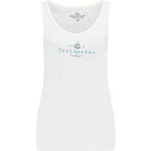 baradello Top voor dames, Wol/Wit