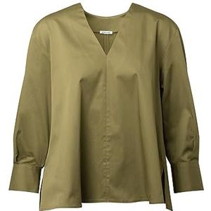 Seidensticker Damesblouse met lange mouwen, regular fit, groen, 50, Groen