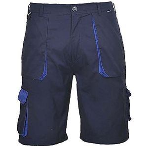 Portwest Portwest Texo Contrast-Bermuda, kleur: marineblauw, maat: M, TX14NARM