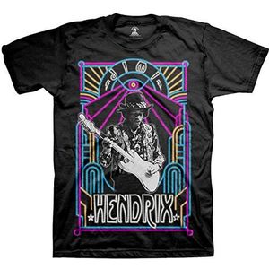 Jimi Hendrix JHXTS21MB03 T-shirt, meerkleurig, maat L, Meerkleurig