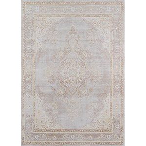 Momeni Rugs Isabella tapijt, plat geweven, 1,2 x 1,8 m, grijs