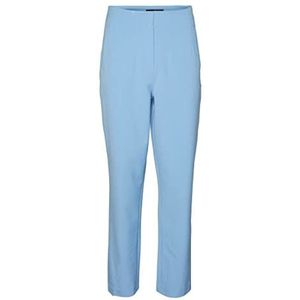 Vero Moda Vmkiraloa HR Tapered Pantalon solide pour femme, Little Boy Blue, 40W / 30L