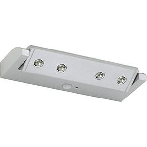 Briloner Leuchten LED-inbouwlamp, 4-lichts, titanium/zilver 2269-041