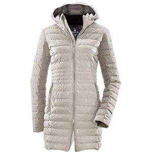 G.I.G.A. DX Bacarya functionele parka voor dames, dons-look met afneembare capuchon, Lichtgrijs