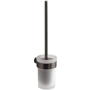 Gedy Pirenei Gun Metal Wandtoiletborstel