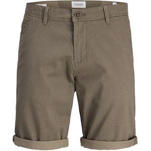 Jack & Jones Jpstbowie Sa Printed Mid Sn, beige, M, Beige, M
