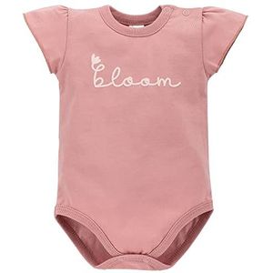 Pinokio Summer Mood body met korte mouwen van 100% katoen Unisex 50-68 (80), Dark Pink Bloom, 80, Dark Pink Bloom