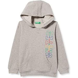 United Colors of Benetton Sweatshirt met capuchon voor jongens, Licht Grijs 501 Mix