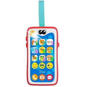 Chicco - Mijn eerste smartphone met licht en geluiden, gemakkelijk vast te pakken tweetalig meerkleurig (ARTSANA Spain 00011161000040)