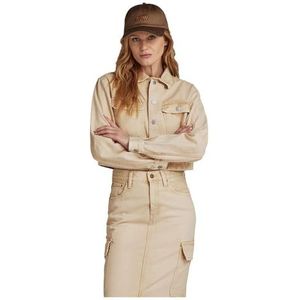 G-STAR RAW Boxy Explorer Jas Damesjassen, Beige (Sun Faded Sand Gd D24349-D491-G553)