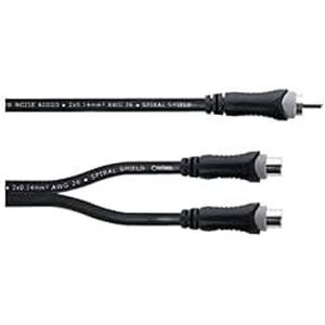 Y-kabel met bretels cinch-stekker op 2 cinch-aansluitingen, 30 cm