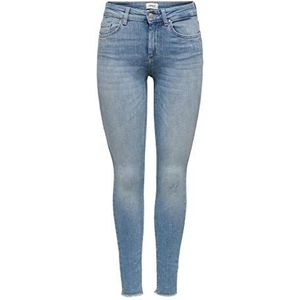 ONLY ONLPaola HW skinny jeans voor dames, lichtblauw, Deim 33W/32L