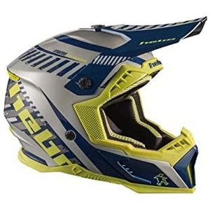 Hebo MX Stratos Enduro Helm voor volwassenen, uniseks, blauw, XS