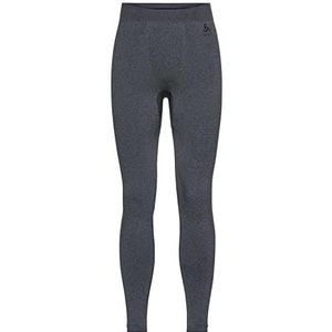 Odlo Performance Warm Eco Tights Herenbroek, Grijs Melange - Zwart