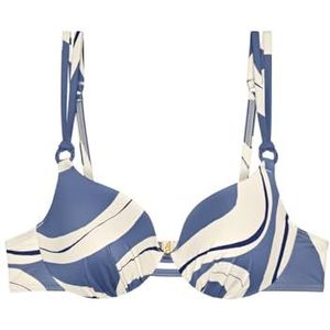 Triumph Allure Wp Bikinitop voor dames, Blauwe jumpsuit