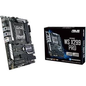 ASUS WS X299 PRO - Intel X299 moederbord voor werkstation (LGA 2066, DDR4 4133MHz, 2x M.2 koellichaam, U.2, USB 3.1 Gen 2)