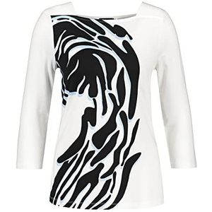 Taifun T-shirt pour femme, Avec imprimé Offwhite, 36