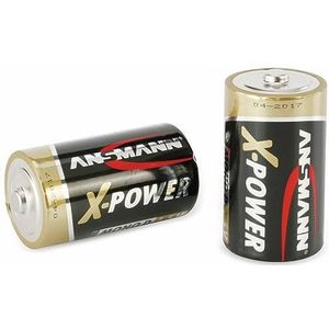 ANSMANN 5015633 X-Power Super Alkaline batterij LR20 Mono D / 2 stuks