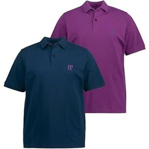 JP 1880 Poloshirt Piqué, 1/2 T-shirt, donkertaupe, L heren, donkergrijs, L, donkertaupe.