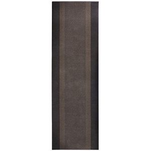 Hanse Home Tapijtloper laagpolig velours tapijt bruin 80x200 cm