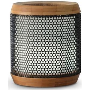 Zen'Aroma diffuser etherische olie Elipsia – ultrasone diffuser koude aromatherapie – elektrische diffuser voor thuis – multifunctionele ledverlichting – natuurlijke materialen bamboe en metaal