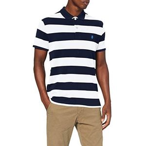 IZOD poloshirt heren glanzend s-m, Wit glanzend