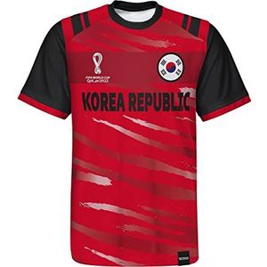 FIFA Officiële World Cup 2022 Classic T-shirt met korte mouwen Zuid-Korea (1 stuk)
