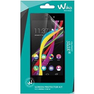 Wiko M224-Q81000-000 displaybeschermfolie van gehard glas, transparant