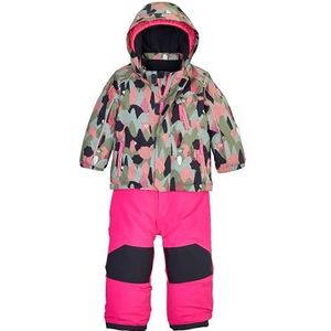 first instinct by killtec 42254-000 3-in-1 skipak voor kinderen met afneembare broek met ritssluiting en FISW 32 MNS JCKT and PNTS, lichtroze, 98/104, lichtroze, 98-104, lichtroze.